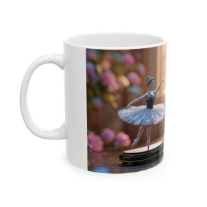Ballet Dreams Ceramic Mug - Elegant 11oz & 15oz Coffee Cup for Dancers & Art Lovers