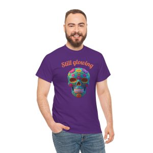 Still Glowing Skull Unisex Heavy Cotton Tee